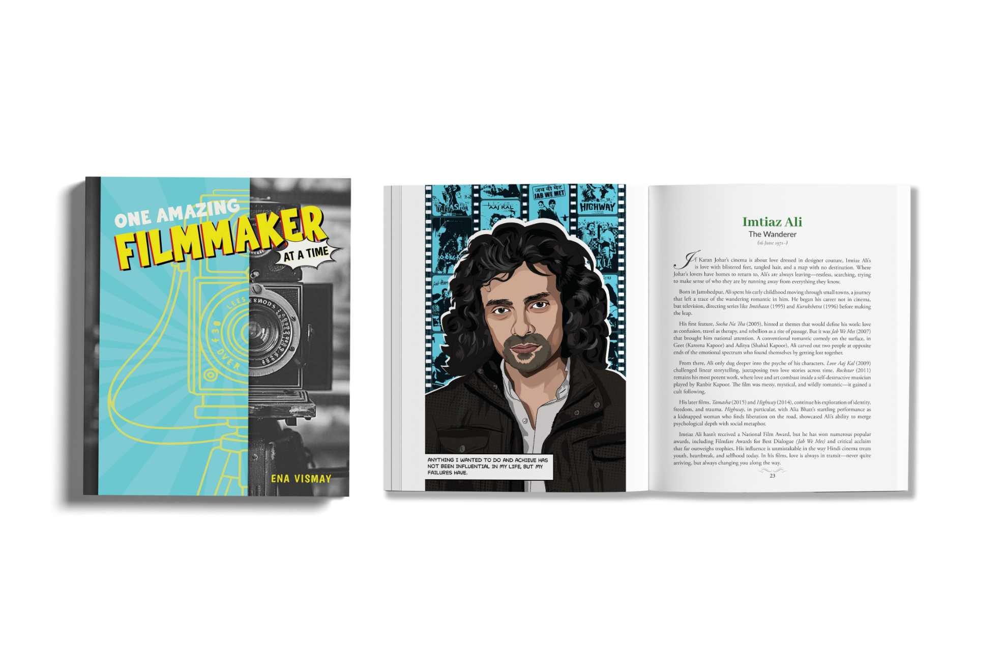 One Amazing Filmmaker book and an open profile of Imtiaz Ali
